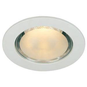 Commercial Electric 4 in. White Shower Recessed Lighting Trim CER432G2WH 
