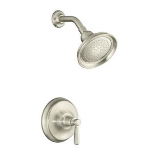 KOHLER Bancroft 1 Handle Single Spray Shower Faucet Trim Only in Vibrant Brushed Nickel K T10583 4 BN