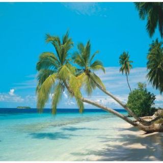 Washington 150 in. x 108 in. Tropical Maldives Wall Mural DS8049