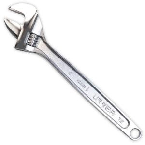 URREA 24 in. Long Chrome Adjustable Wrench 724