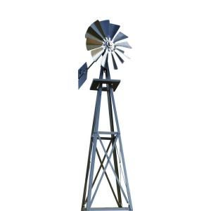 99 in. Small Galvanized Backyard Windmill BYW0038