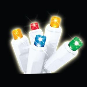 Brite Star 60 Light LED Multi Color Twinkling Icicle Lights 39 755 00