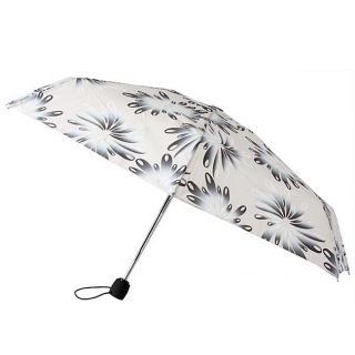 Leighton Umbrellas Raindrop print Auto Compact Umbrella