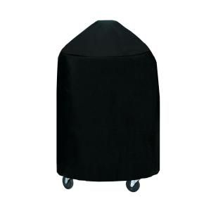 Two Dogs Designs 29 in. Large Round Grill/Smoker Cover in Black 2D GR29001