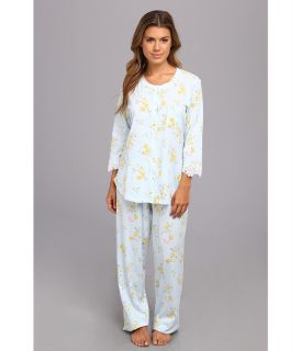 Carole Hochman L/S PJ Set 189721 Womens Pajama Sets (Blue)