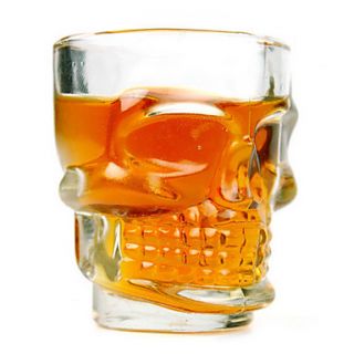 Cool Skull 2.5oz Whiskey Beer Shot Glass (4 Pack)