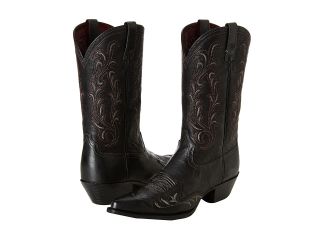 Ariat Heritage Western J Toe Wingtip Cowboy Boots (Black)