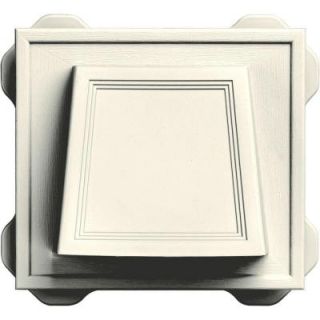 Builders Edge 4 in. Hooded Vent #034 Parchment 140116774034
