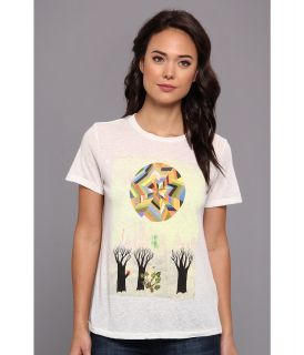 Obey Artist Series Omnipotent Sun Back Alley Tee Womens T Shirt (Gray)