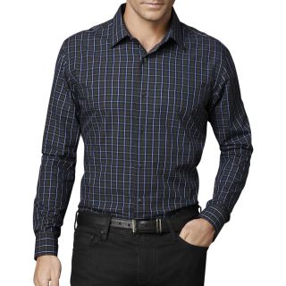 Van Heusen Night Stripes Woven Shirt, Blue, Mens