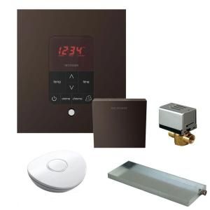 Mr. Steam MS Butler Package with iTempo Pro Square Programmable Control for Steam Bath Generator in Oil Rubbed Brass MSBUTLER1SQ ORB