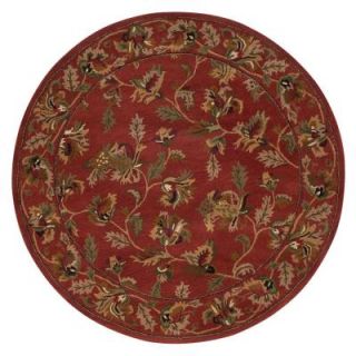 Home Decorators Collection Governor Rust 6 ft. Round Area Rug 4388755180