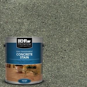 BEHR Premium 1 gal. #STC 25 Stone Moss Semi Transparent Concrete Stain 85001