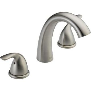Delta Classic 2 Handle Ledge Mount Garden Tub Faucet Trim Only in Stainless (Valve not included) T5722 SS