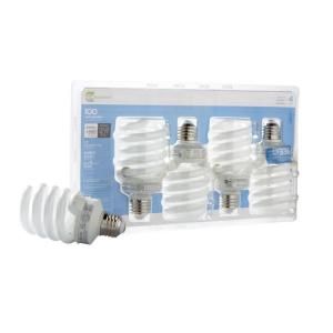 EcoSmart 23 Watt (100W) Daylight CFL Light Bulb (4 Pack) (E)* ES5M8234RS50K