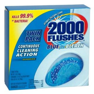 2000 Flushes 2 Count Blue Plus Bleach Automatic Bowl Cleaner (Case of 6) DISCONTINUED 20808