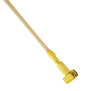 Rubbermaid Commercial Products Gripper 60 in. Clamp Style Hardwood Wet Mop Handle FG H216