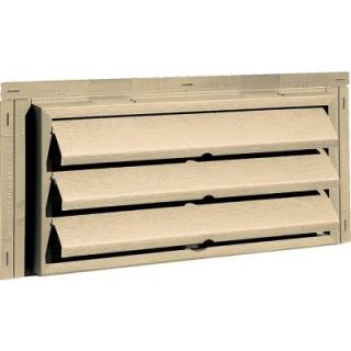 Builders Edge 9.375 in. x 18 in. Foundation Vent without Ring for New Construction, #012 Dark Almond DISCONTINUED 140170919012
