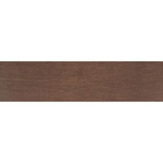MS International Woodstone Mahogany 6 in. x 24 in. Glazed Ceramic Floor and Wall Tile (16 sq. ft. / case) NWOODMAHO6X24