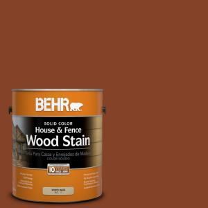 BEHR 1 gal. #SC 142 Cappuccino Solid Color House and Fence Wood Stain 03001
