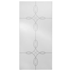 Delta 36 in. Pivoting Shower Door Glass Panel in Tranquility SDGP036 CLQ R