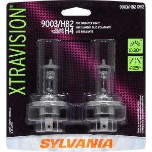 Sylvania 9003/HB2/H4 XtraVision 60 Watt Headlight Twin Pack 39791.0