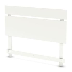South Shore Furniture Spectra Full and Queen Headboard in Pure White 3260270