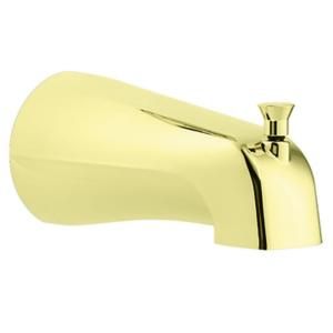 MOEN Diverter Tub Spout with Slip Fit Connection in Polished Brass 3803P