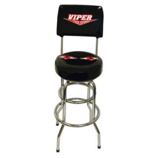 Viper Swivel Backed Garage Bar Stool in Black DISCONTINUED V801SC