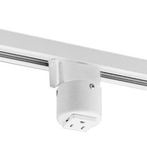 Progress Lighting White Track Accessory, Outlet Adapter P8751 28