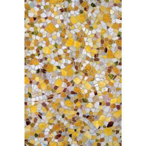 Artscape 24 in. x 36 in. First Stained Glass Decorative Window Film 02 3501