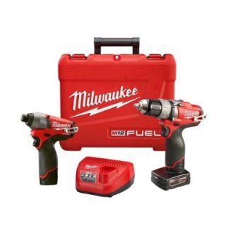 Milwaukee M12 Fuel 1/2 in. Drill/Driver and Impact Combo Kit 2594 22