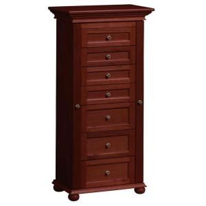 Home Decorators Collection 20 in. W Hazel Brown Jewelry Armoire 4591540830
