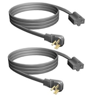 Stanley Appliance Pro 6 ft. 16/3 220 Volt Heavy Duty Extension Cord   Grey (2 Pack) 170422.0