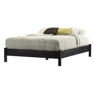 South Shore Furniture Fynn Full Platform Bed in Gray Oak 3237204