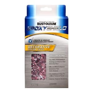 Rust Oleum EpoxyShield 1 lb. Brick Red Blend Decorative Color Chips (6 Pack) 238473