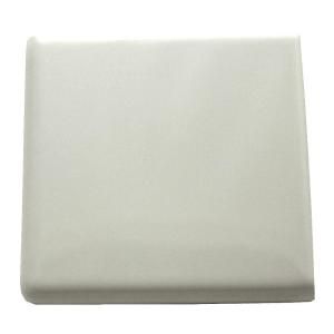Daltile Semi Gloss 2 in. x 2 in. White Ceramic Counter Corner Trim Wall Tile 0100WAC82621P1