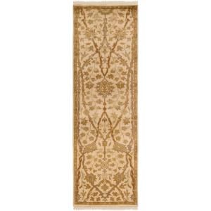 Yousef Cream Semi Worsted 2 ft. 6 in. x 8 ft. Runner Yousef 268