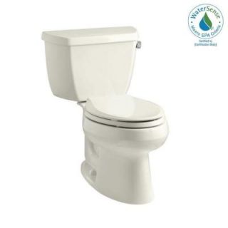 KOHLER Wellworth 2 Piece Elongated Toilet in Biscuit 3575 RA 96