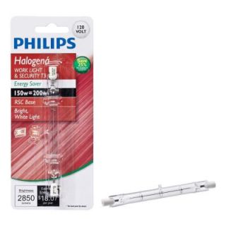 Philips 150 Watt (200W) T3 Halogen Energy Saver Light Bulb 418855