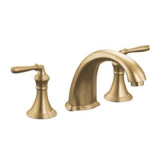 KOHLER Devonshire 8 in. 2 Handle Low Arc Bathroom Faucet Trim in Vibrant Brushed Bronze (Valve not included) K T398 4 BV