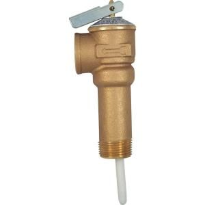 Cash Acme 3/4 in. Temperature and Pressure Relief Valve with 2 1/2 in. Shank 23577 0150LF