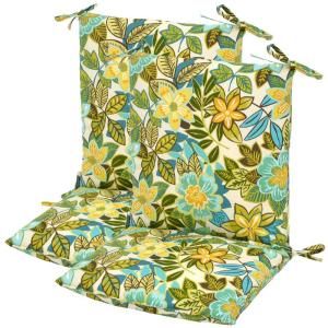 Plantation Patterns Toulon Floral Mid Back Outdoor Chair Cushion (2 Pack) DISCONTINUED 7410 02221500