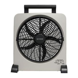 O2Cool Rechargeable 10 in. Fan with USB Charging Port FD10006AU