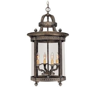World Imports Chatham Collection French Bronze 4 Light Hanging Interior Lantern WI160463