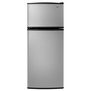 Whirlpool 17.6 cu. ft. Top Freezer Refrigerator in Universal Silver W8RXNGMBD