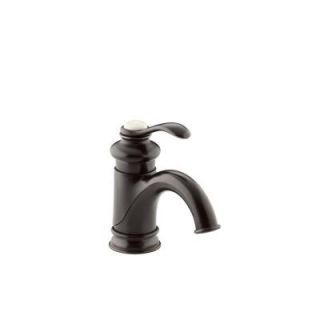 KOHLER Fairfax Single Hole 1 Handle Mid Arc Bathroom Faucet in Oil Rubbed Bronze K 12182 2BZ