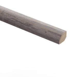 Zamma Brittany Blanched Painted Wood 5/8 in. Thick x 3/4 in. Wide x 94 in. Length Vinyl Quarter Round Molding 015143574