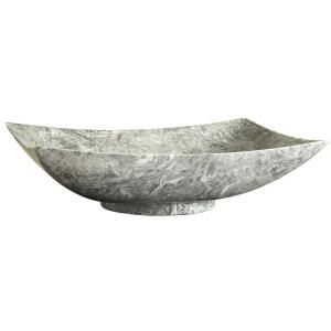 Xylem Stone 20 in. Rectangular Vessel Sink in Overlord Gray with Natural Variations MAVE158ROG