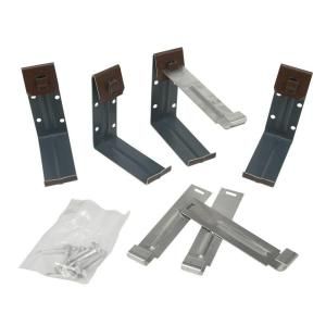 Amerimax Home Products 5 in. Galvanized Fascia Bracket (4 Pack) 3302019